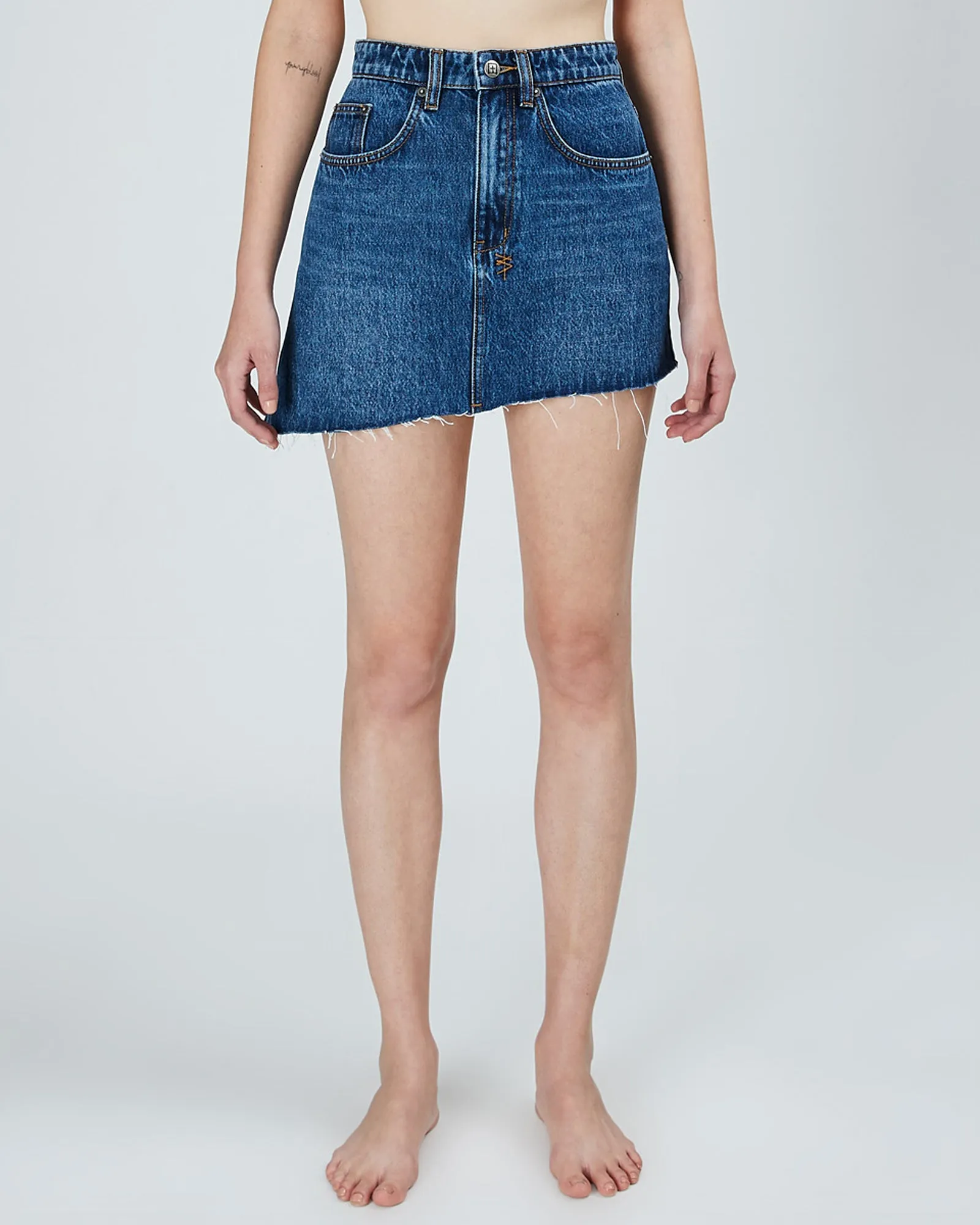 SLOANE SKIRT KULT BLUE sold by Ksubi