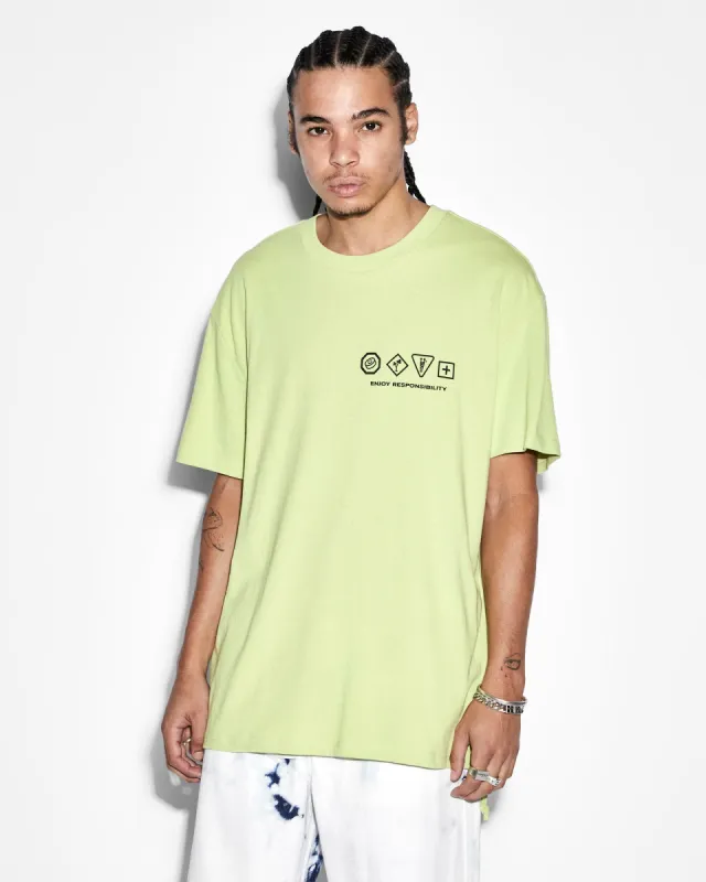 ENJOY BIGGIE SS TEE DAYLITE sold by Ksubi
