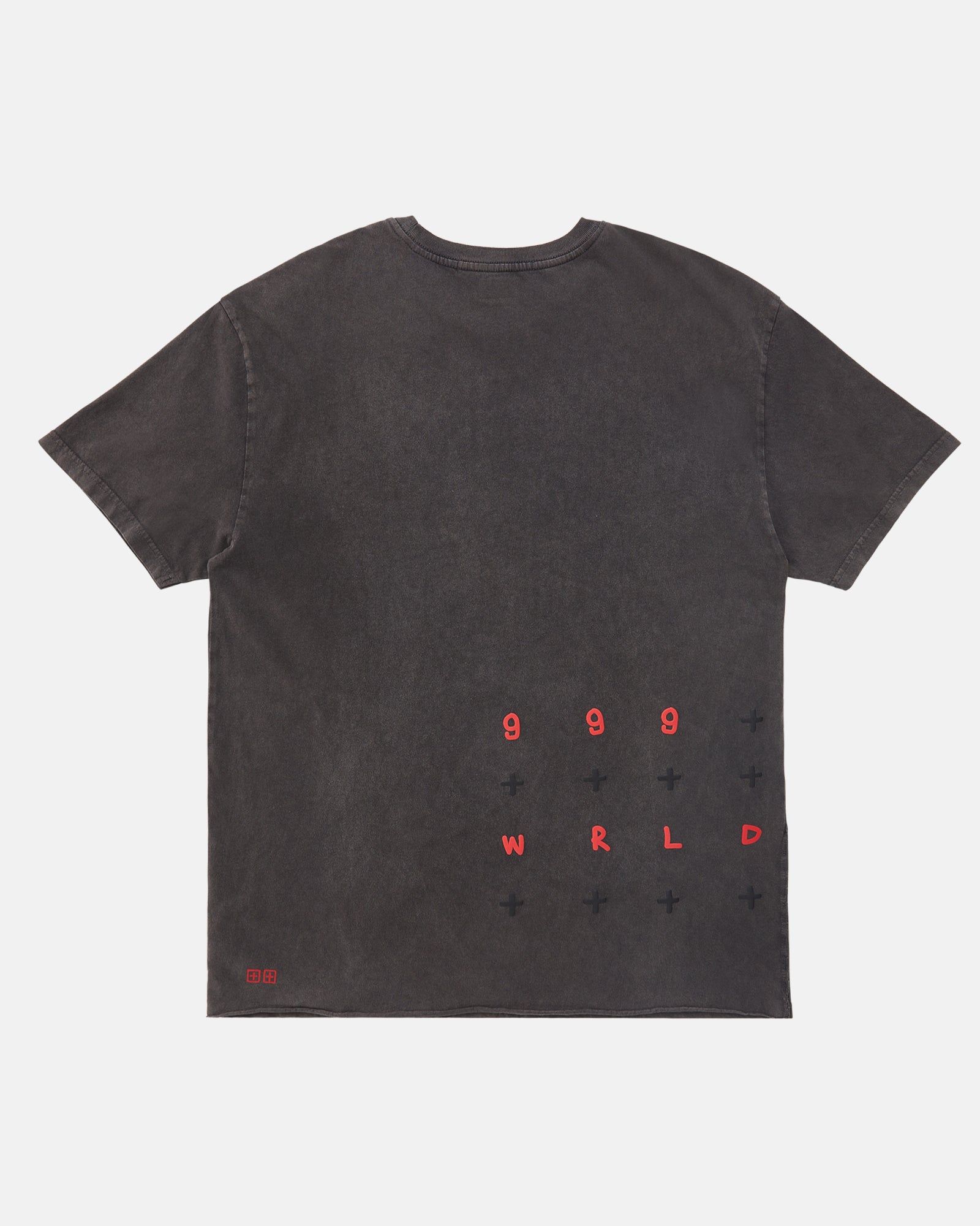 999 WRLD BIGGIE SS TEE FADED BLACK sold by Ksubi product image thumbnail 3