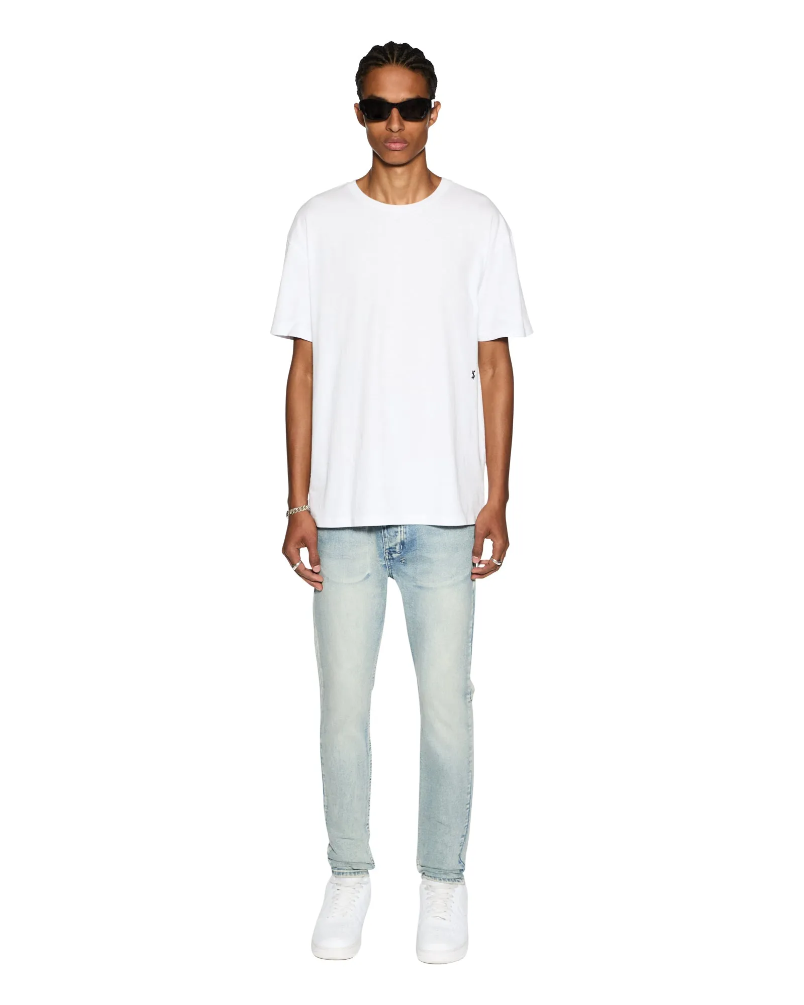 4 X 4 BIGGIE SS TEE OPTIC WHITE sold by Ksubi product image thumbnail 5