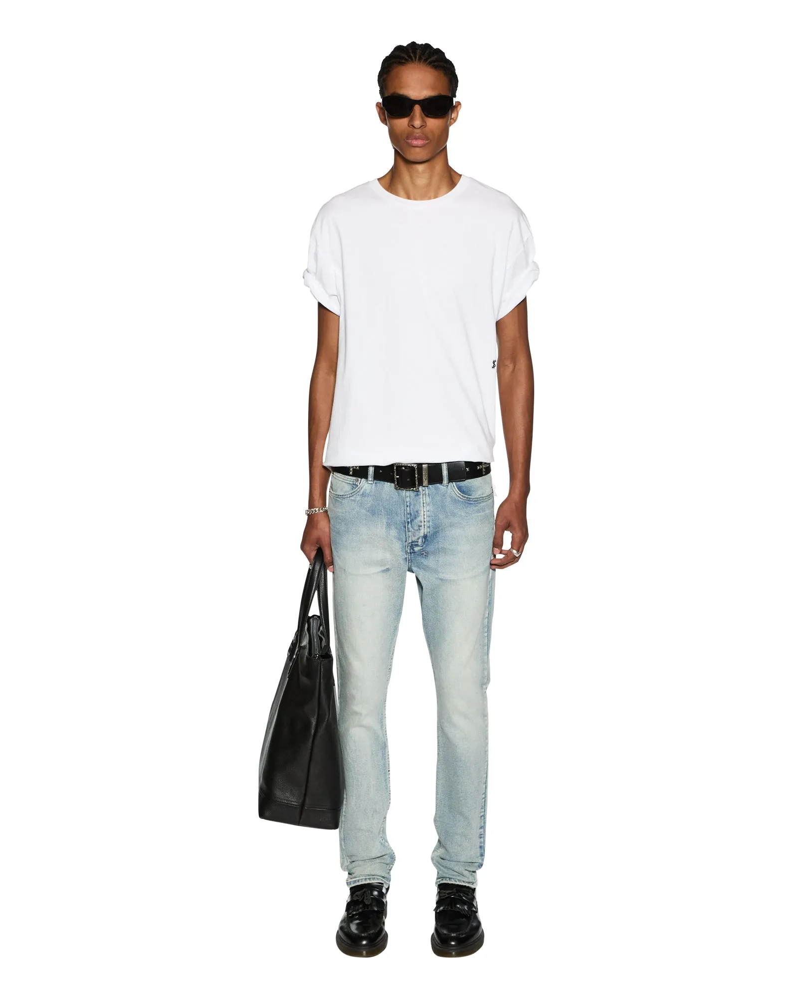 4 X 4 BIGGIE SS TEE OPTIC WHITE sold by Ksubi product image thumbnail 3