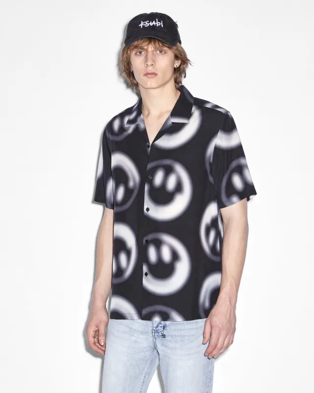 HAPPY RESORT SS SHIRT BLACK sold by Ksubi