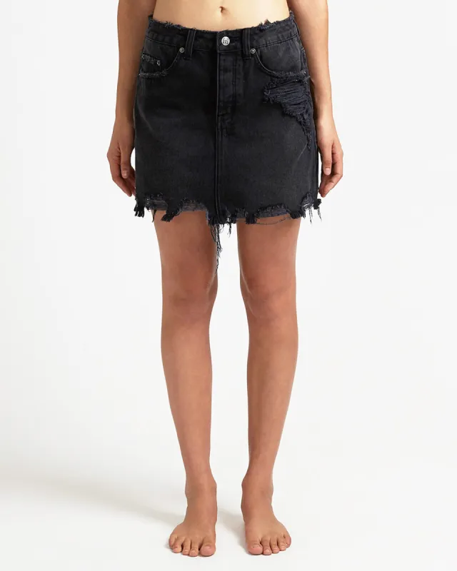 MINI MOSS SUPER FREAK BLACK sold by Ksubi