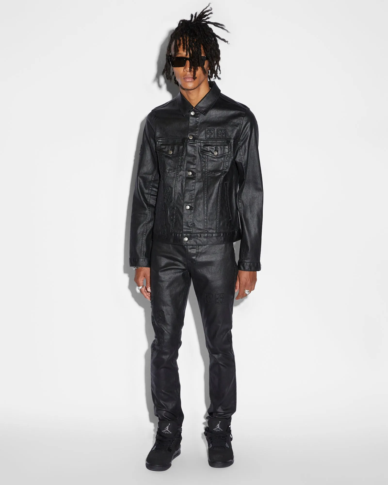 CLASSIC JACKET 999 BLACK WAX sold by Ksubi product image thumbnail 4