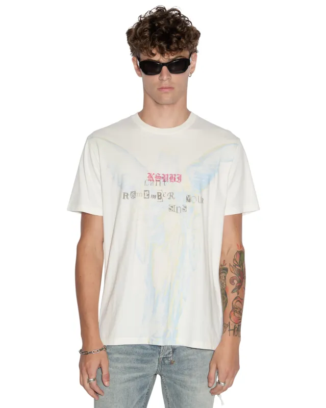 SINNERS KASH SS TEE VINTAGE WHITE sold by Ksubi
