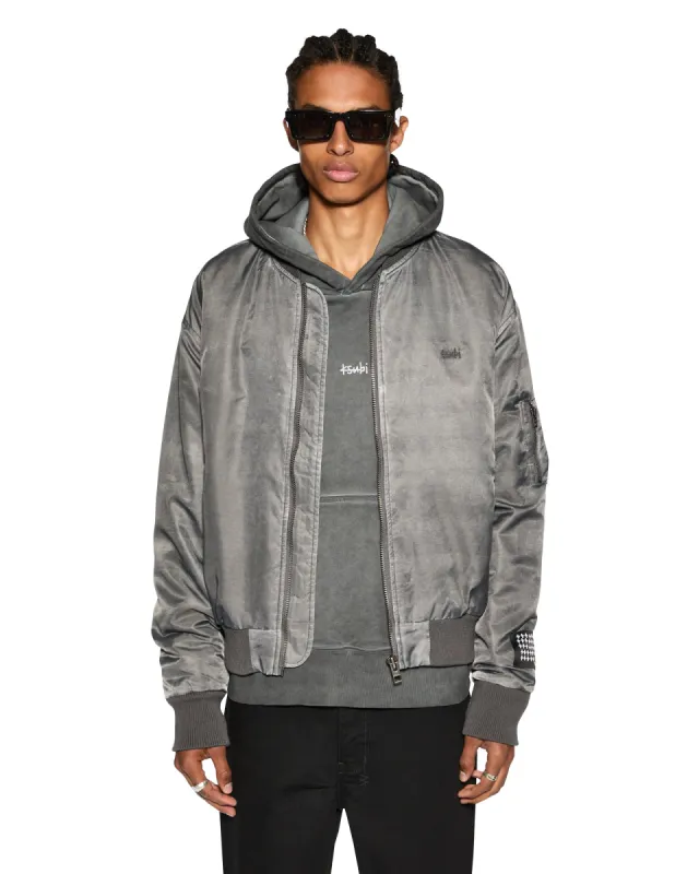 ROYALTY BOMBER OVERDYE COAL sold by Ksubi