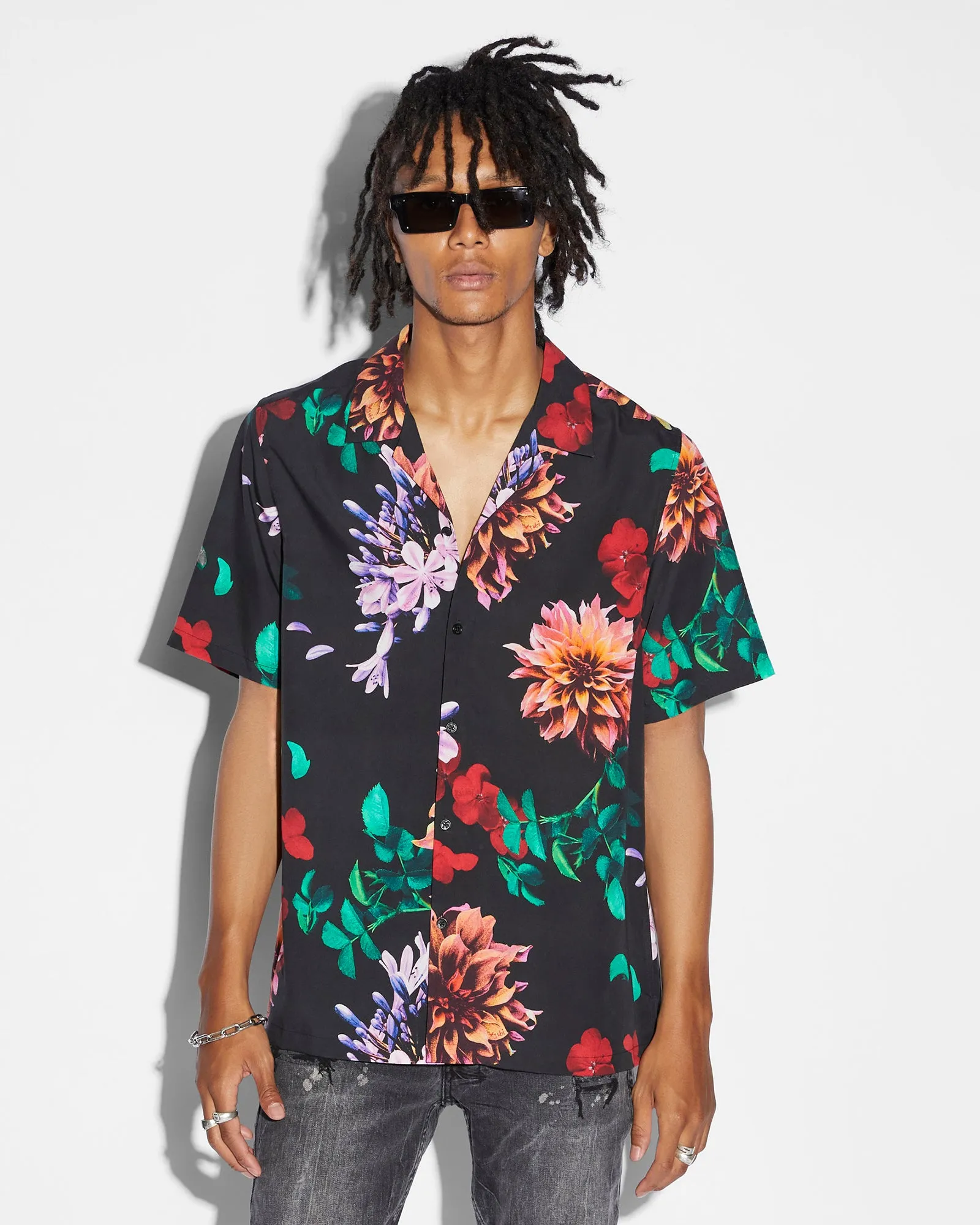 FLOWA RESORT SS SHIRT MULTI sold by Ksubi