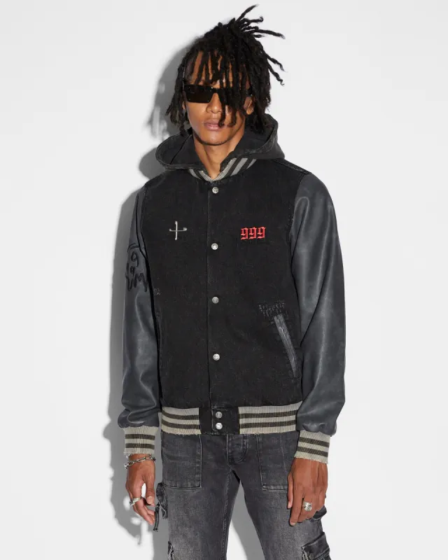 999 KOLLAGE JACKET FADED BLACK made by Ksubi