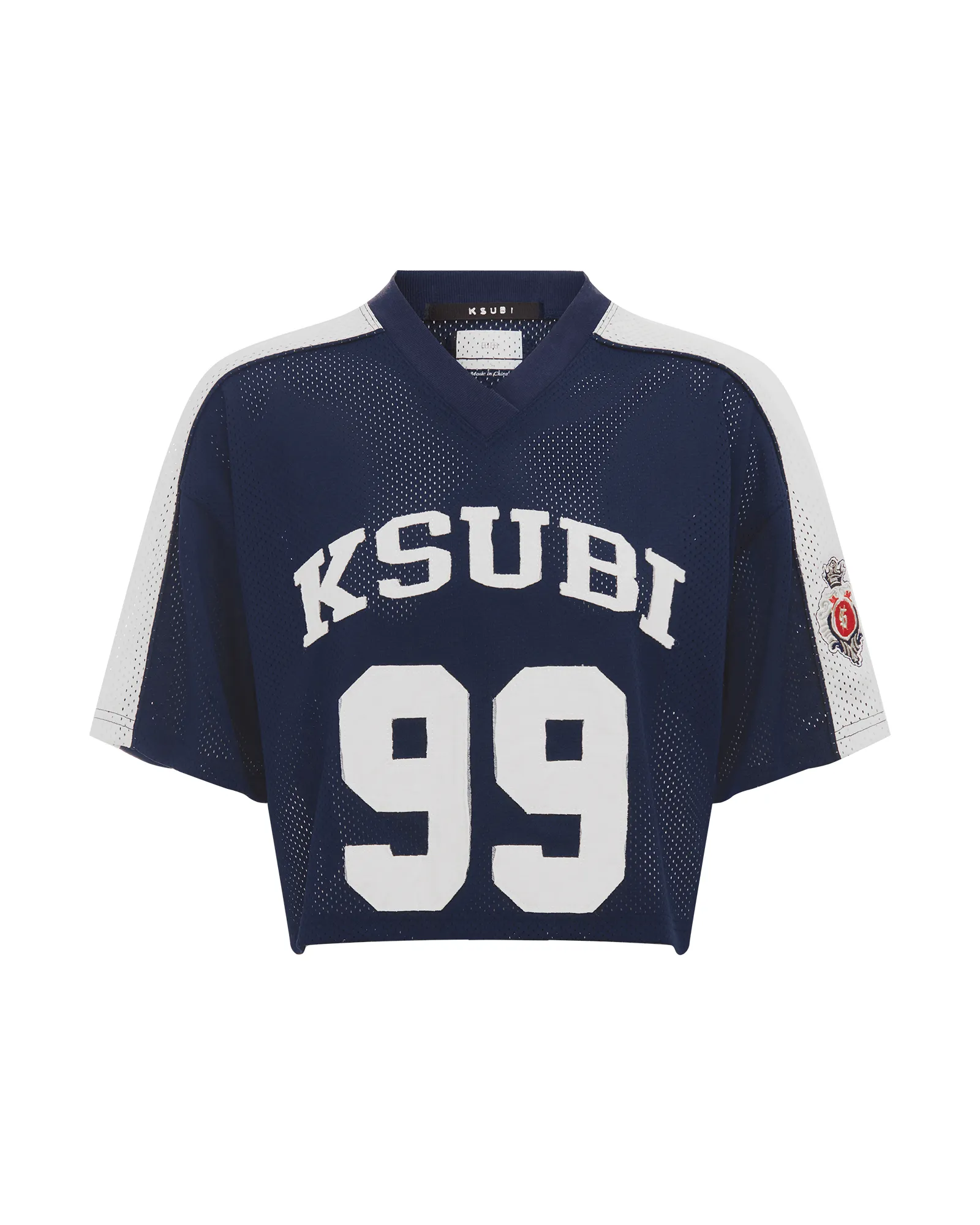 99 SS CROP JERSEY NAVY | Parallel