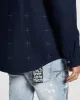 SNAKEBITE LS SHIRT NAVY sold by Ksubi