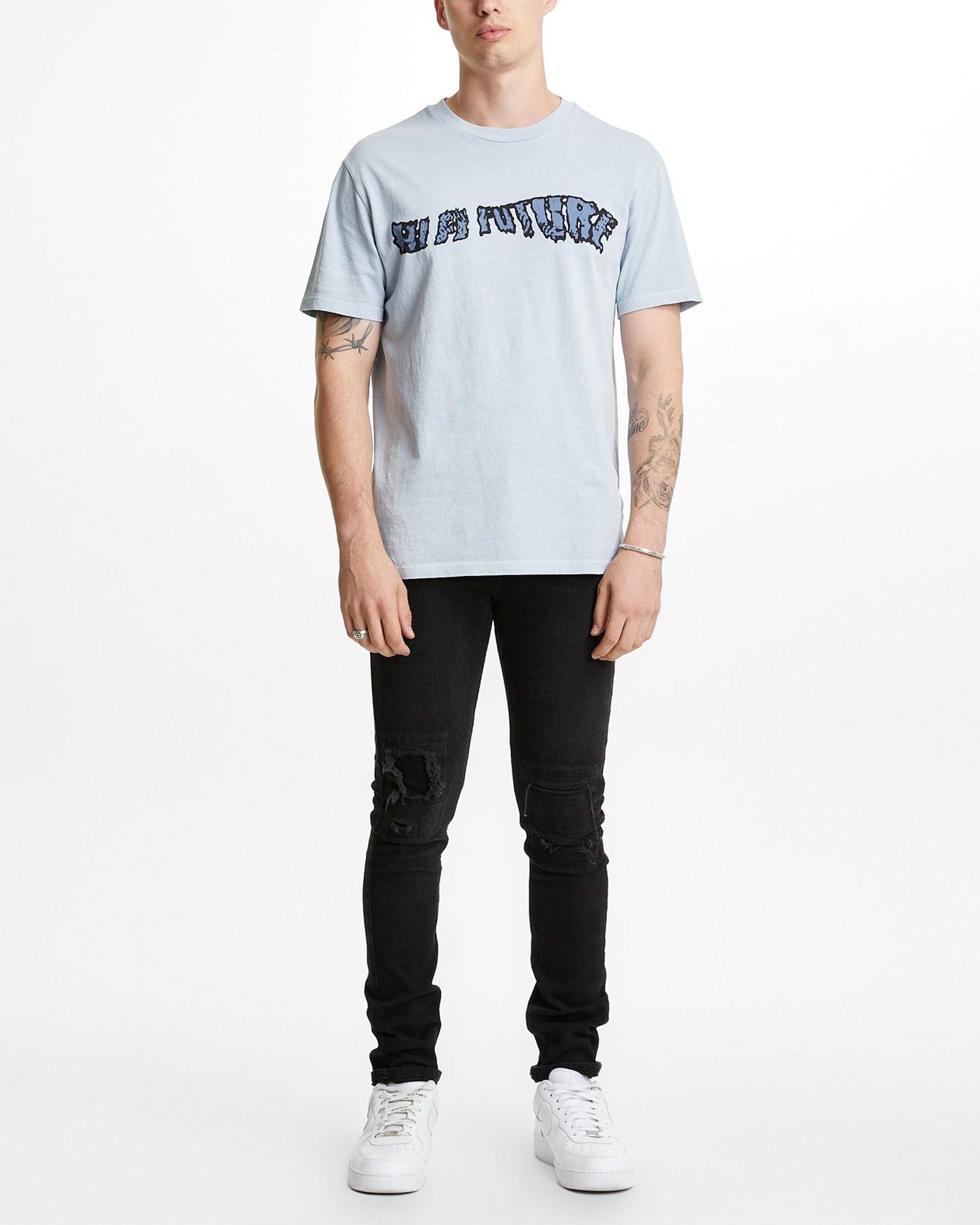 FUTURE KASH SS TEE SKY sold by Ksubi product image thumbnail 3