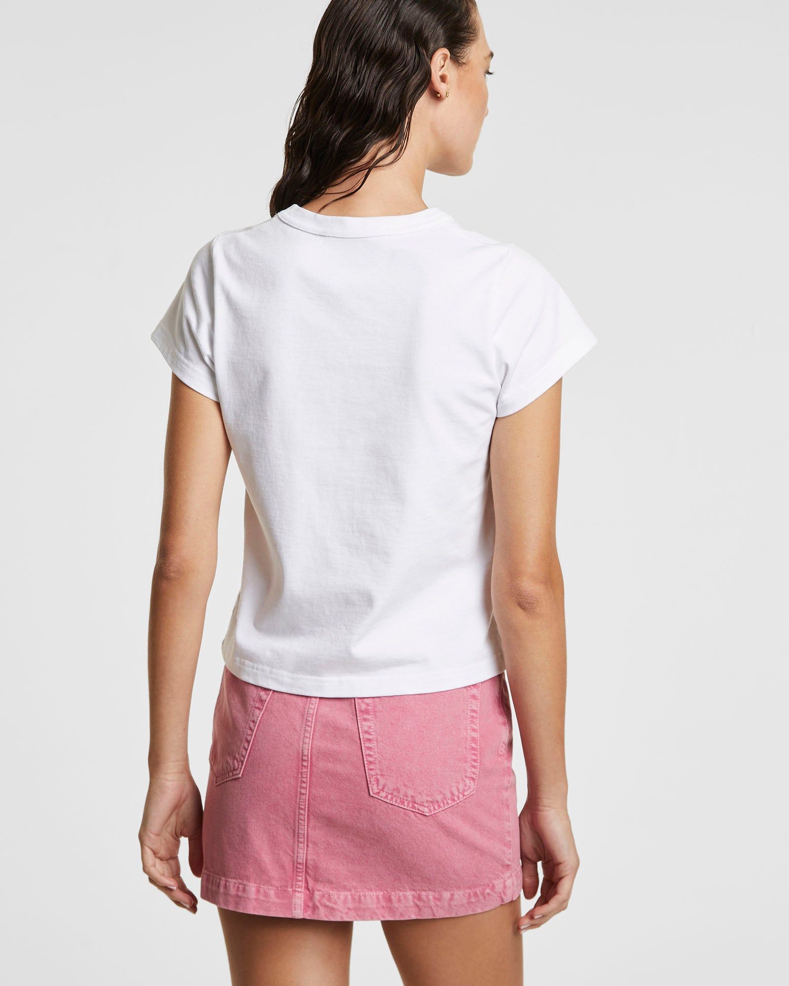 BAD GURL MINI SS TEE WHITE sold by Ksubi product image thumbnail 4