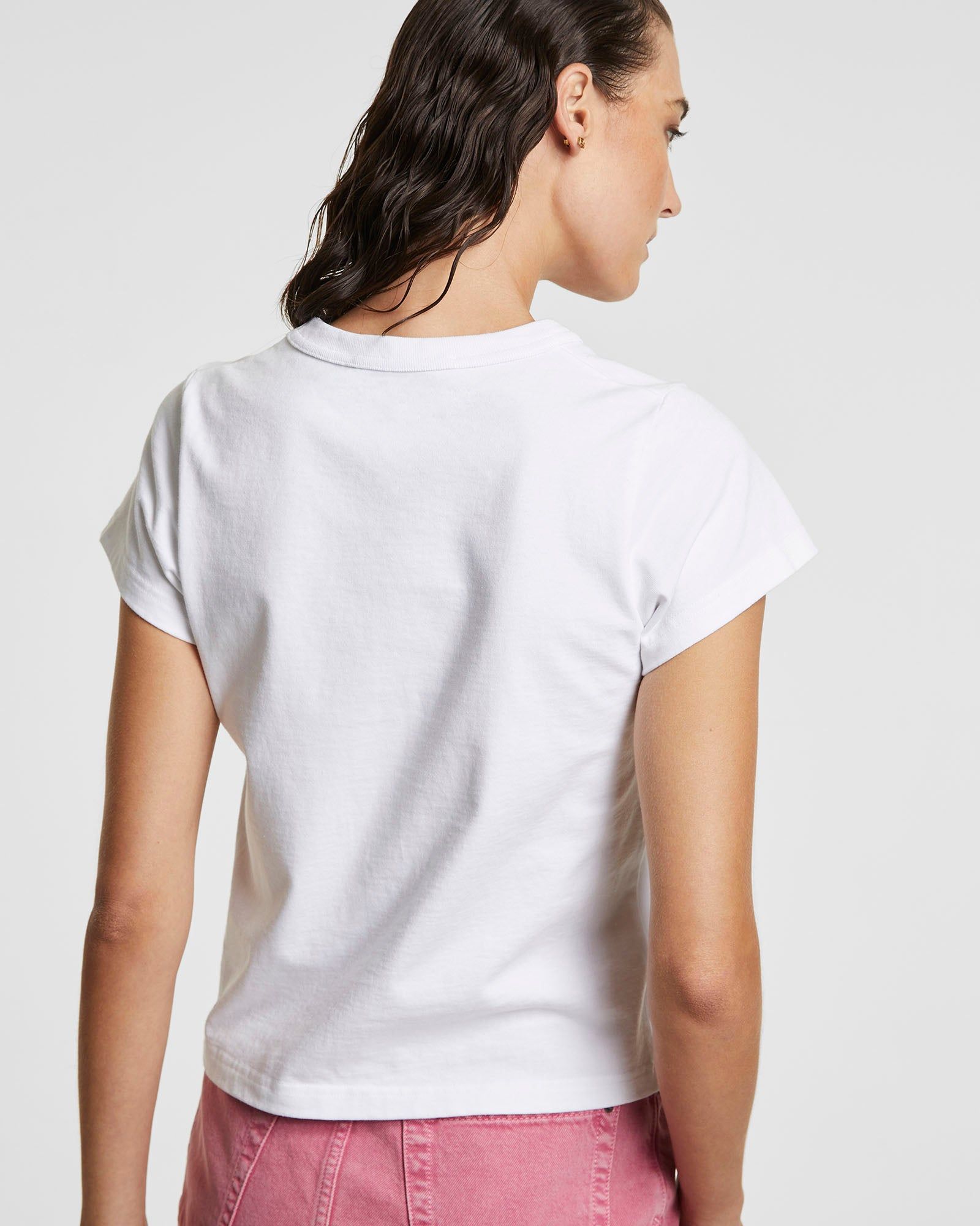 BAD GURL MINI SS TEE WHITE sold by Ksubi product image thumbnail 5