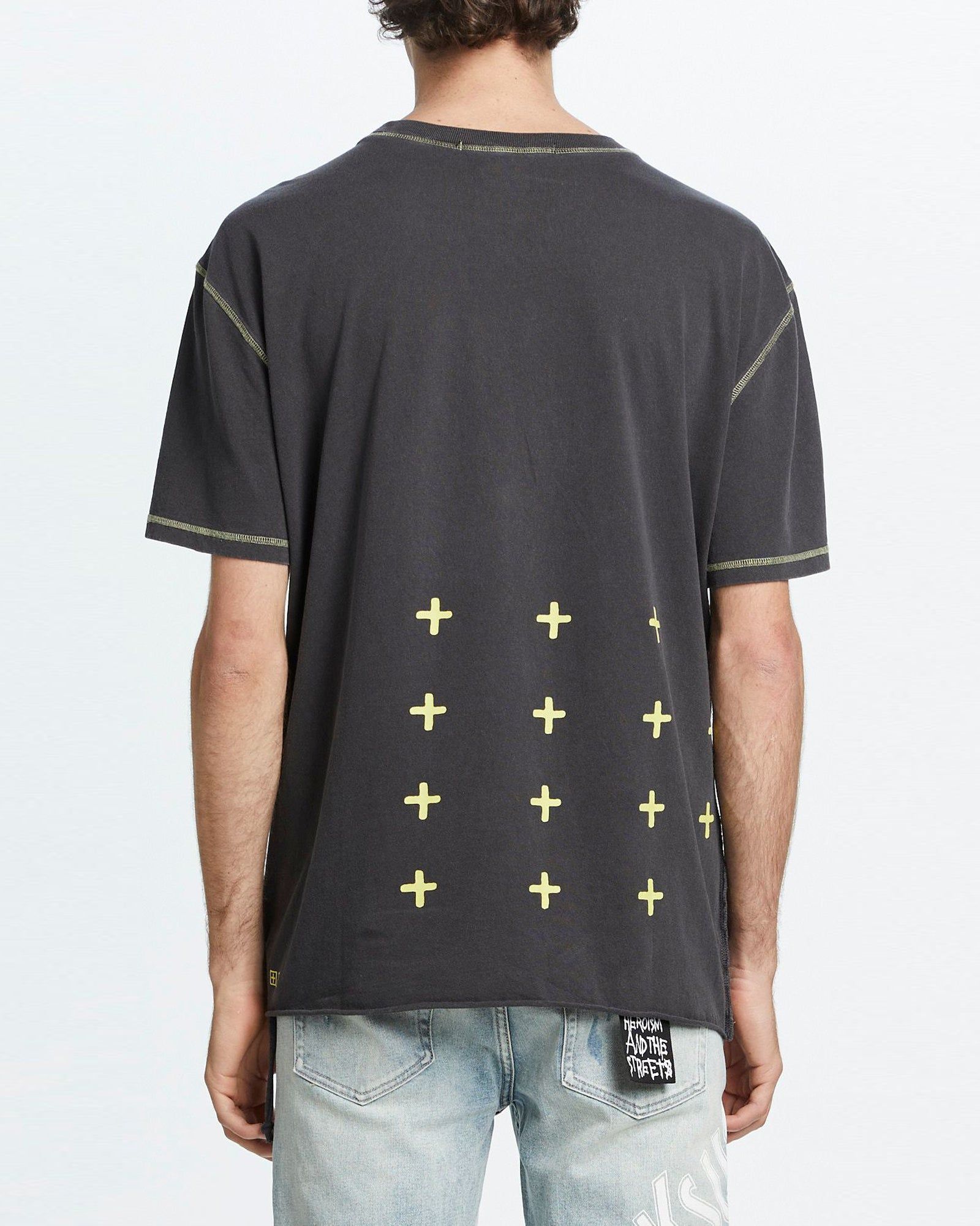 FAKE BIGGIE SS KASH TEE FADED BLACK sold by Ksubi product image thumbnail 2