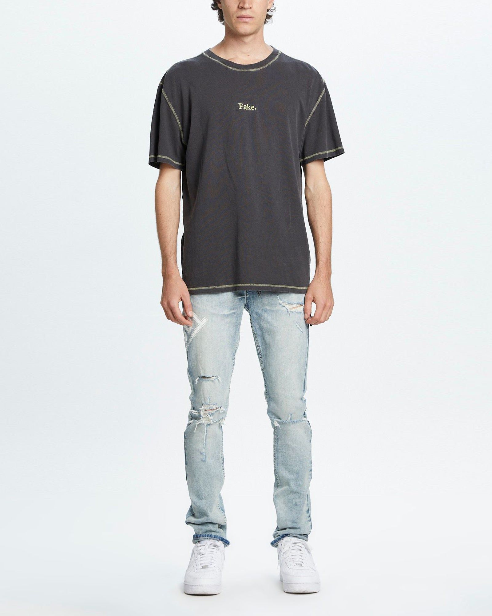 FAKE BIGGIE SS KASH TEE FADED BLACK sold by Ksubi product image thumbnail 3