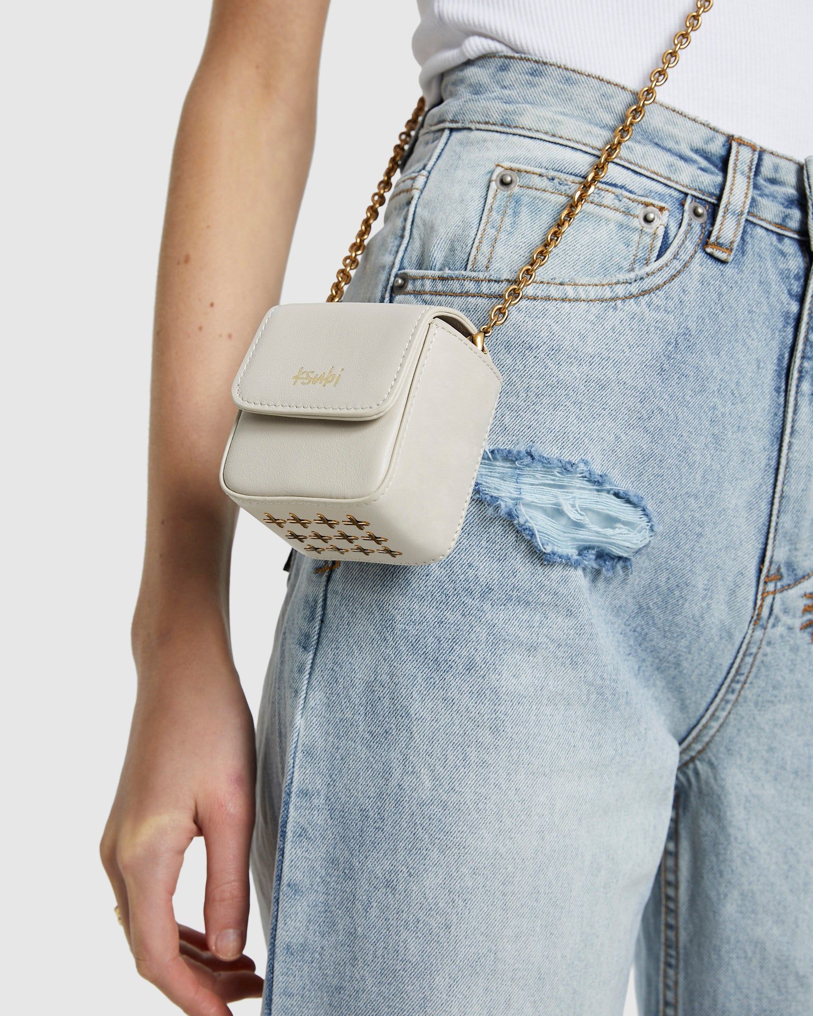 MIRCO KUBE BAG NATURAL sold by Ksubi product image thumbnail 2