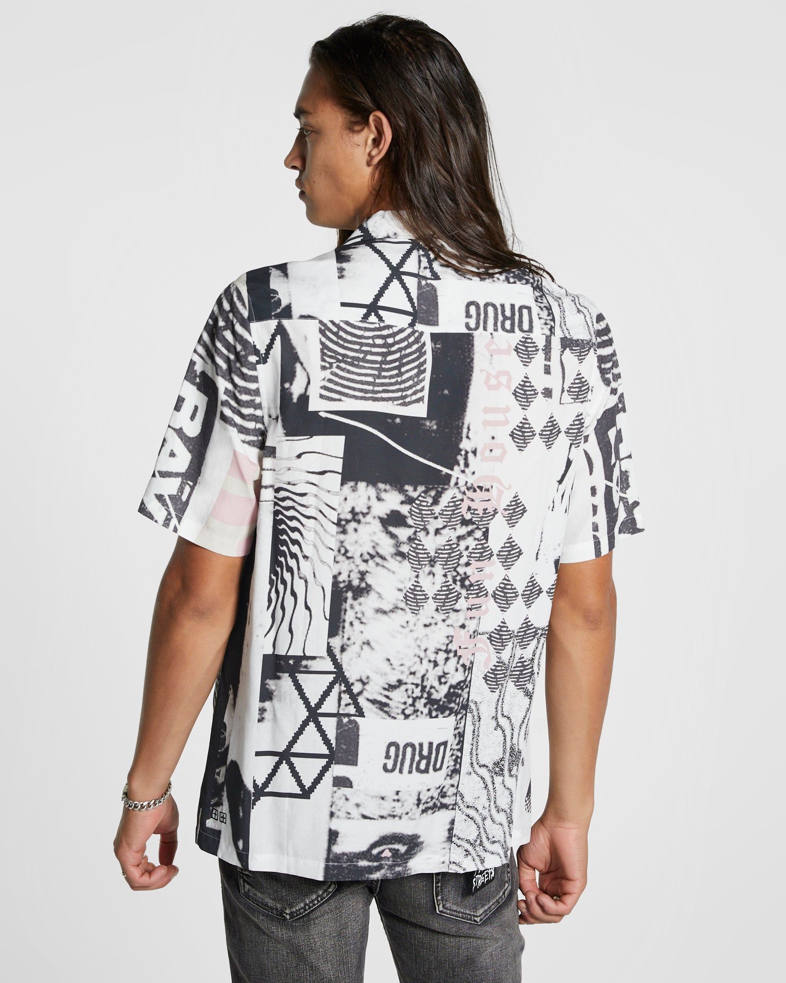 LOVE RAVE RESORT SS SHIRT MULT sold by Ksubi product image thumbnail 3