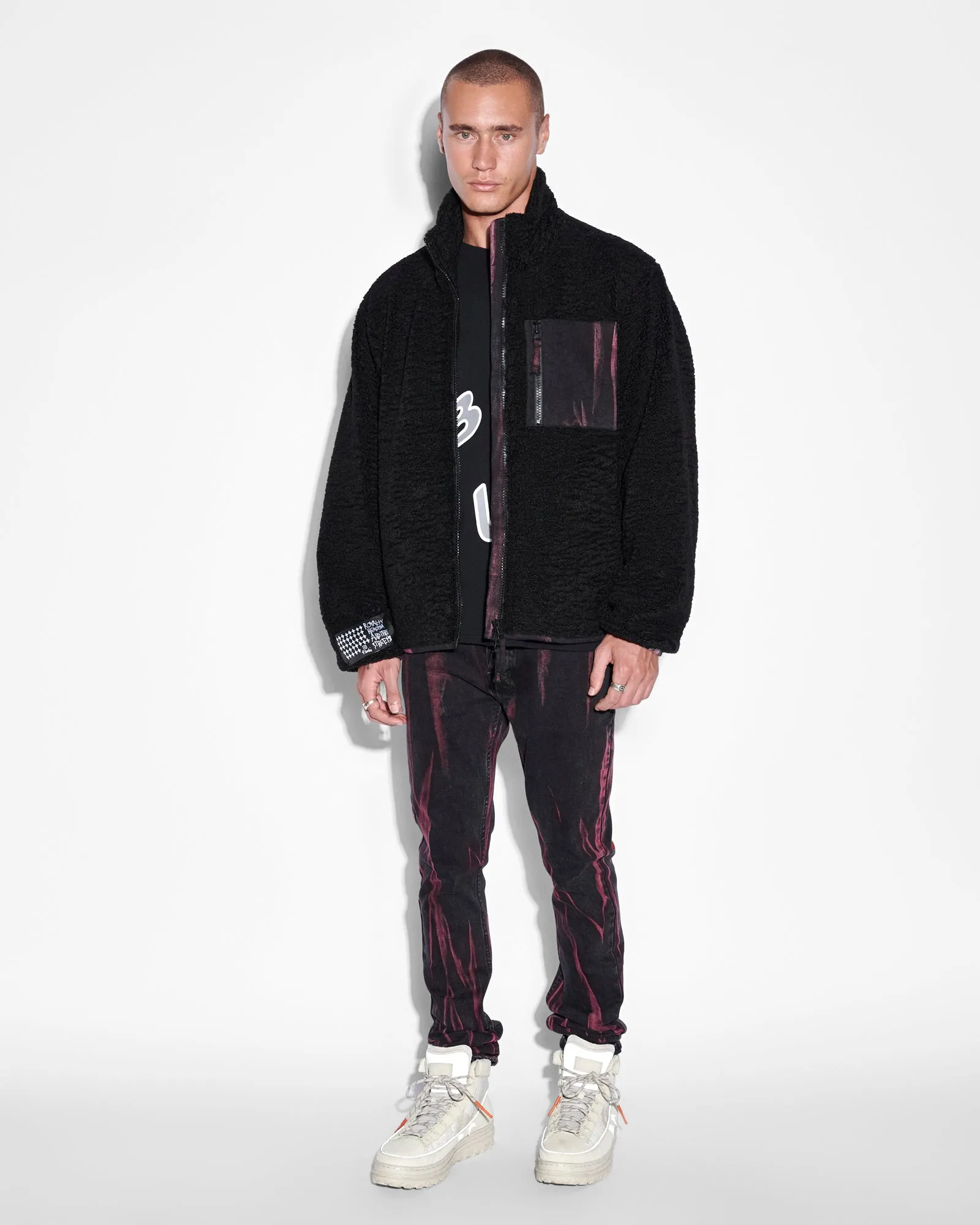 ICEBREAKER ZIP THRU BLACK sold by Ksubi product image thumbnail 3