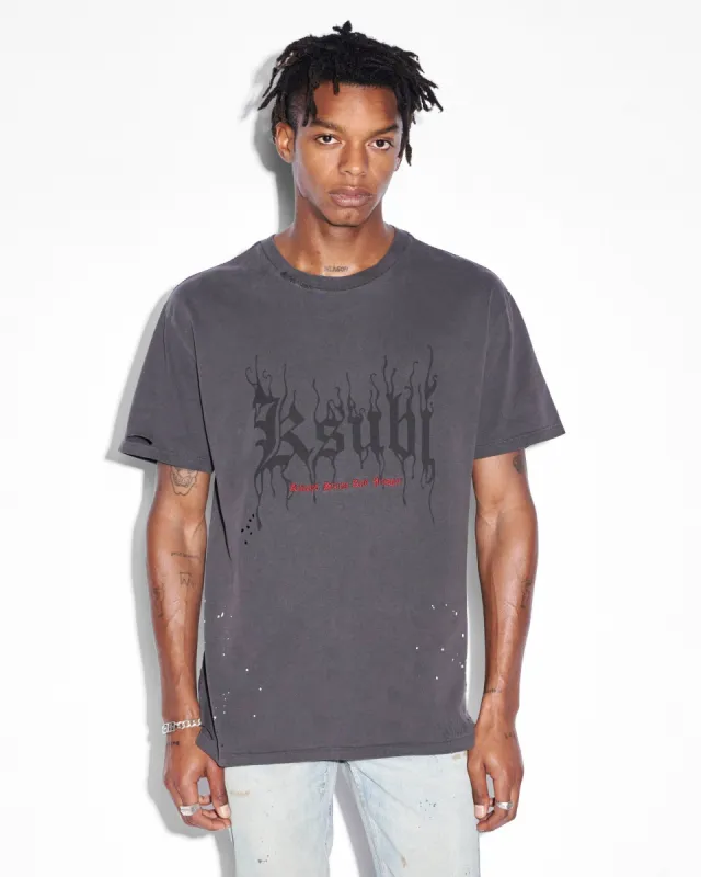 ASAP TYY BIGGIE SS TEE FADED BLACK sold by Ksubi