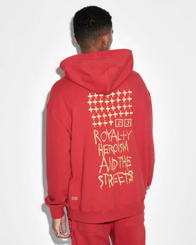 KSUBI 23 BIGGIE HOODIE RED sold by Ksubi