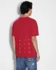 HEART BIGGIE SS TEE CRIMSON sold by Ksubi