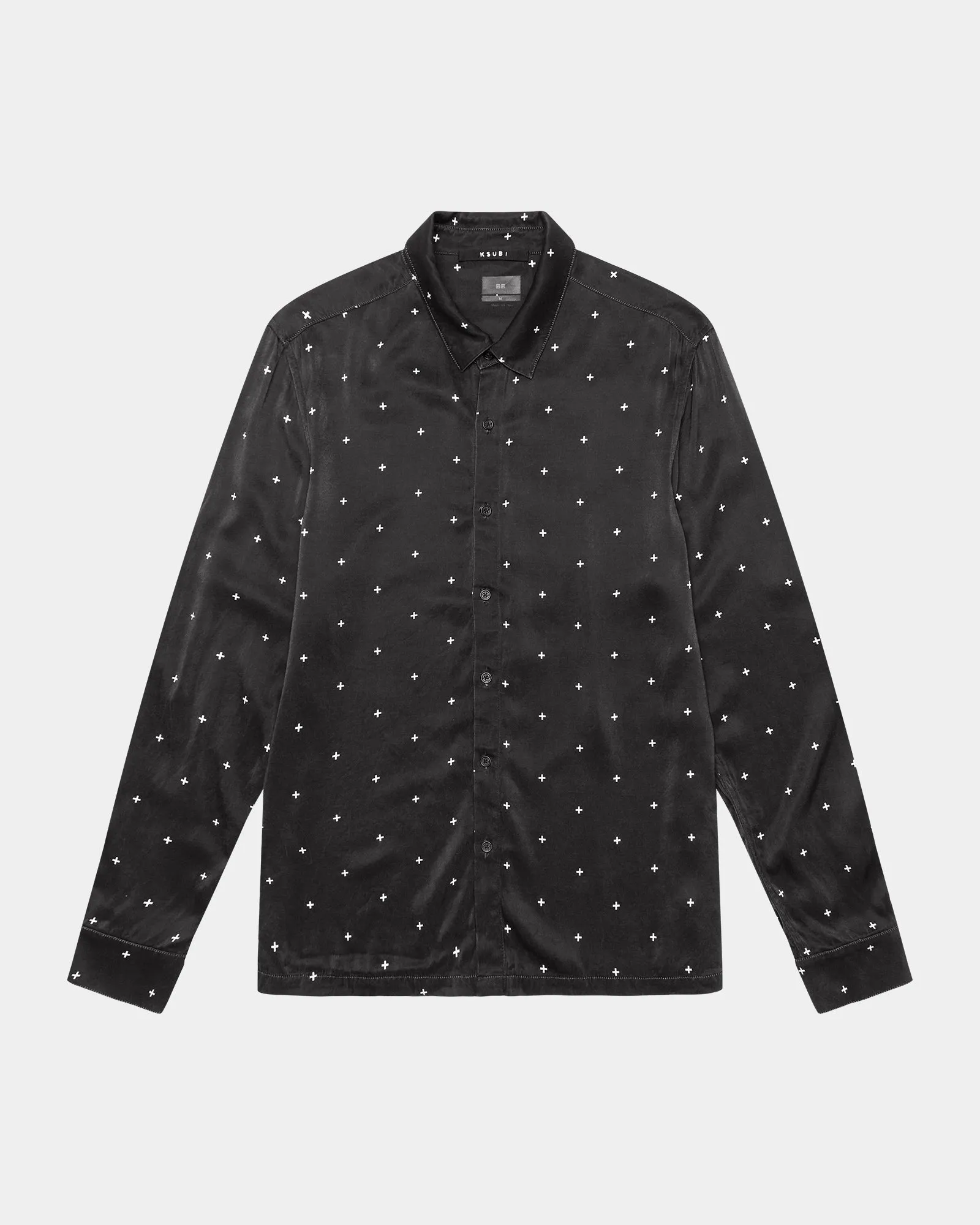POLKA PLUS LS SHIRT BLACK sold by Ksubi product image thumbnail 5
