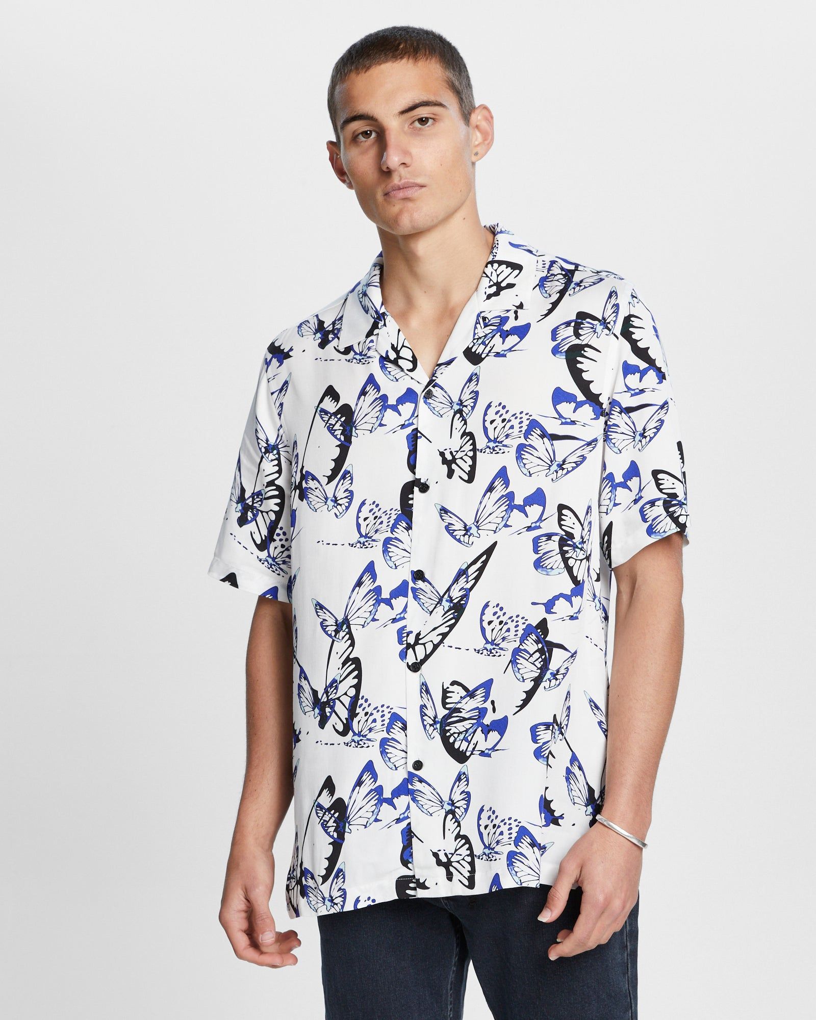 ULTRAFLY RESORT SS SHIRT INVER sold by Ksubi