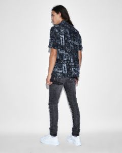 MASH UP RESORT SHIRT BLACK sold by Ksubi
