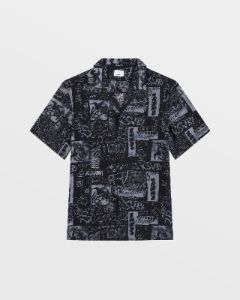 MASH UP RESORT SHIRT BLACK sold by Ksubi
