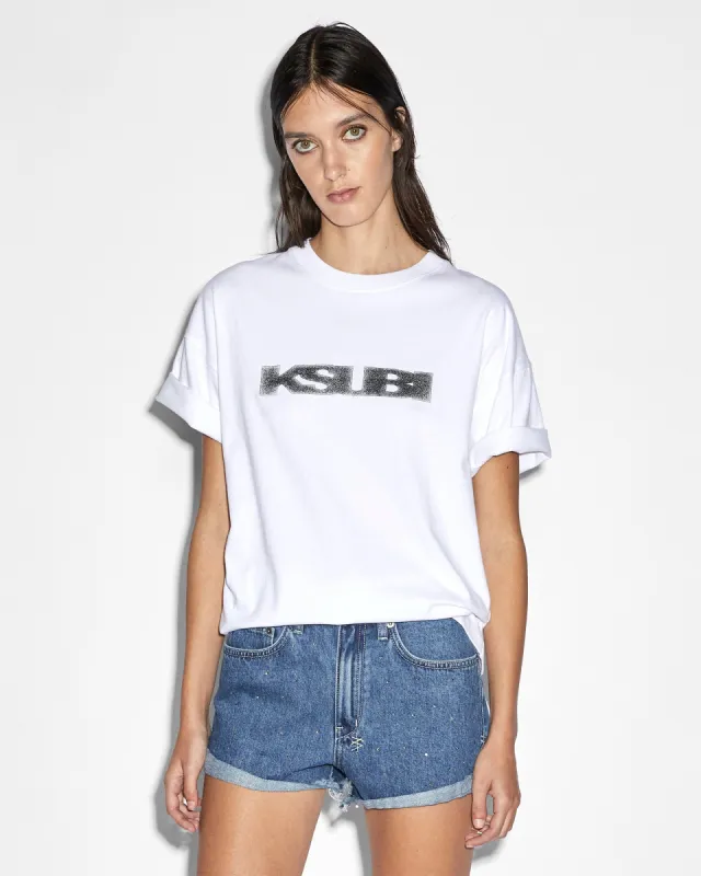 SOTT STATIC OH G SS TEE WHITE sold by Ksubi