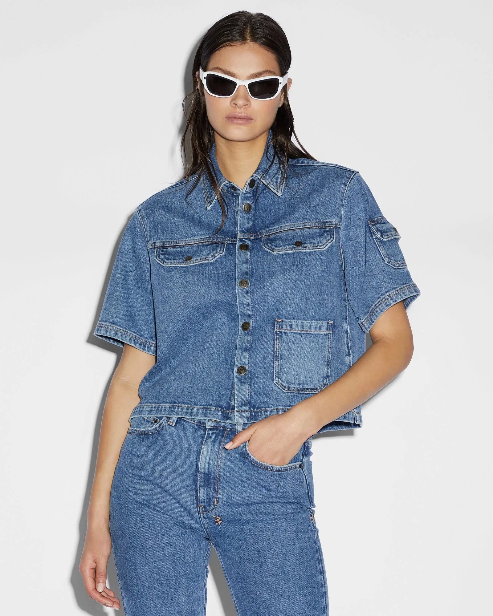 CARGO SS SHIRT HERITAGE sold by Ksubi