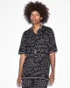 HEROISM KNIT RESORT SS SHIRT BLACK sold by Ksubi