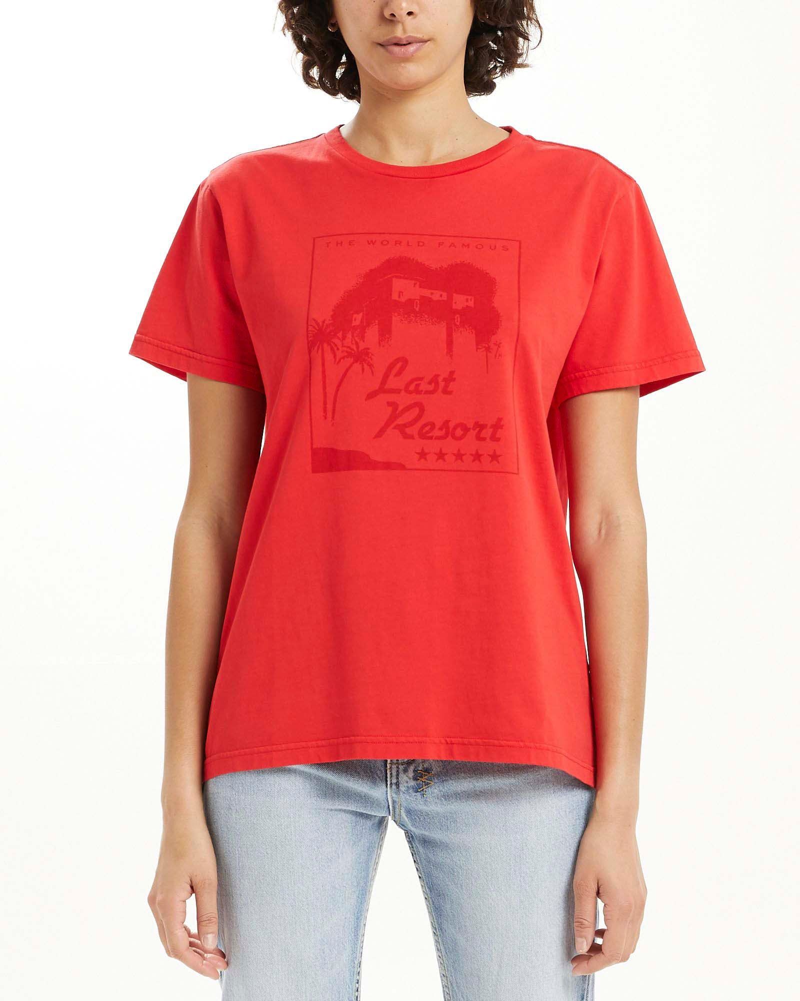 LAST RESORT KLASSIC TEE CHERRY sold by Ksubi