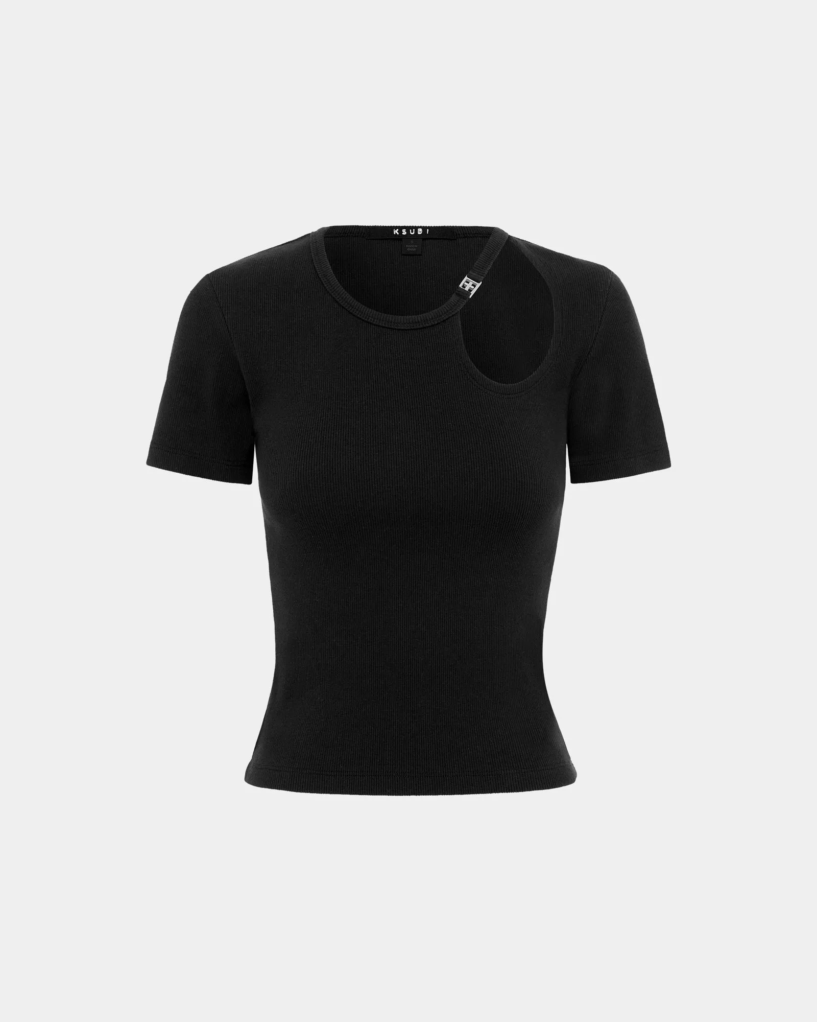ARISE CUT OUT SS TEE BLACK sold by Ksubi product image thumbnail 5