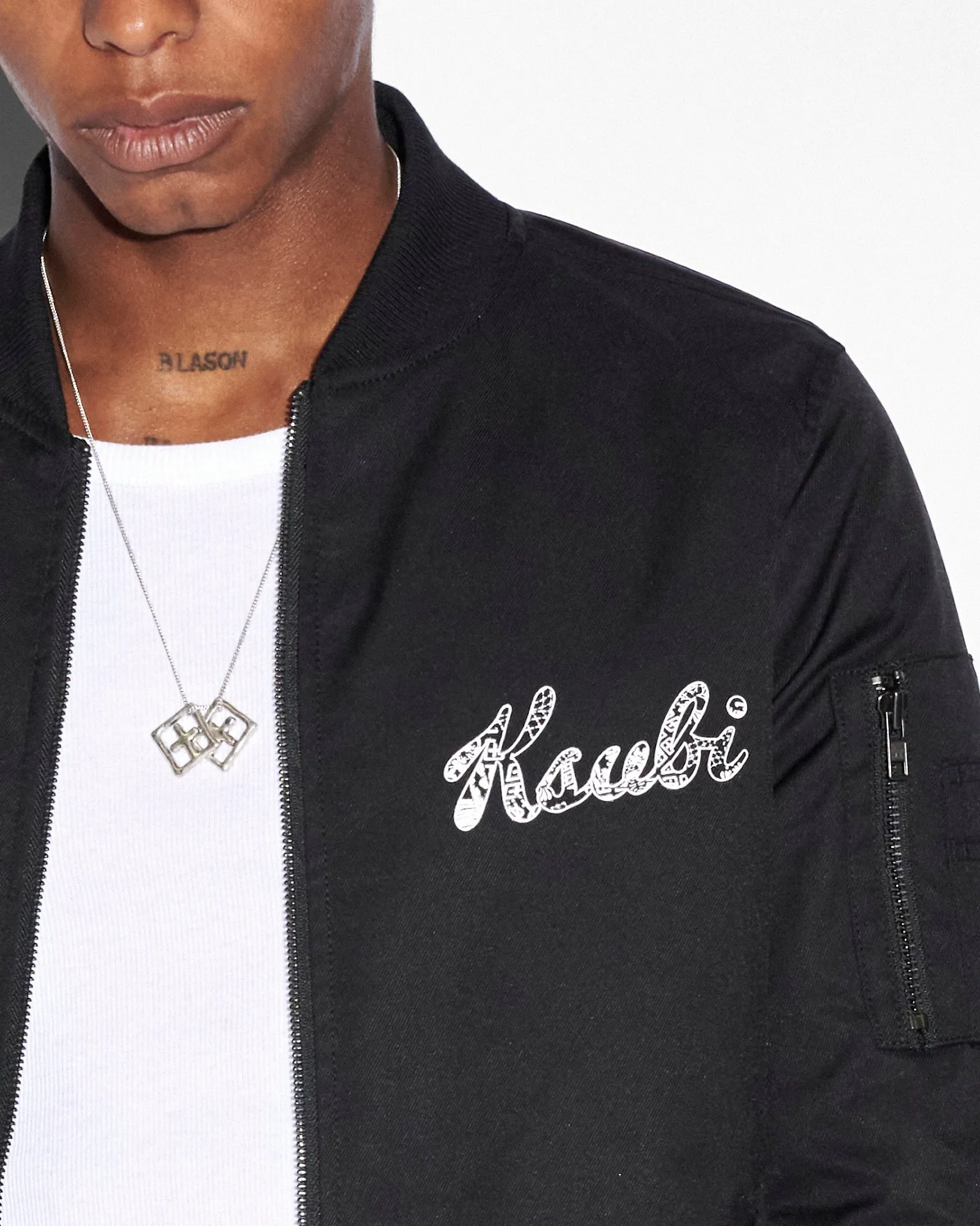 AUTOGRAPH BOMBER BLACK/WHITE sold by Ksubi product image thumbnail 5