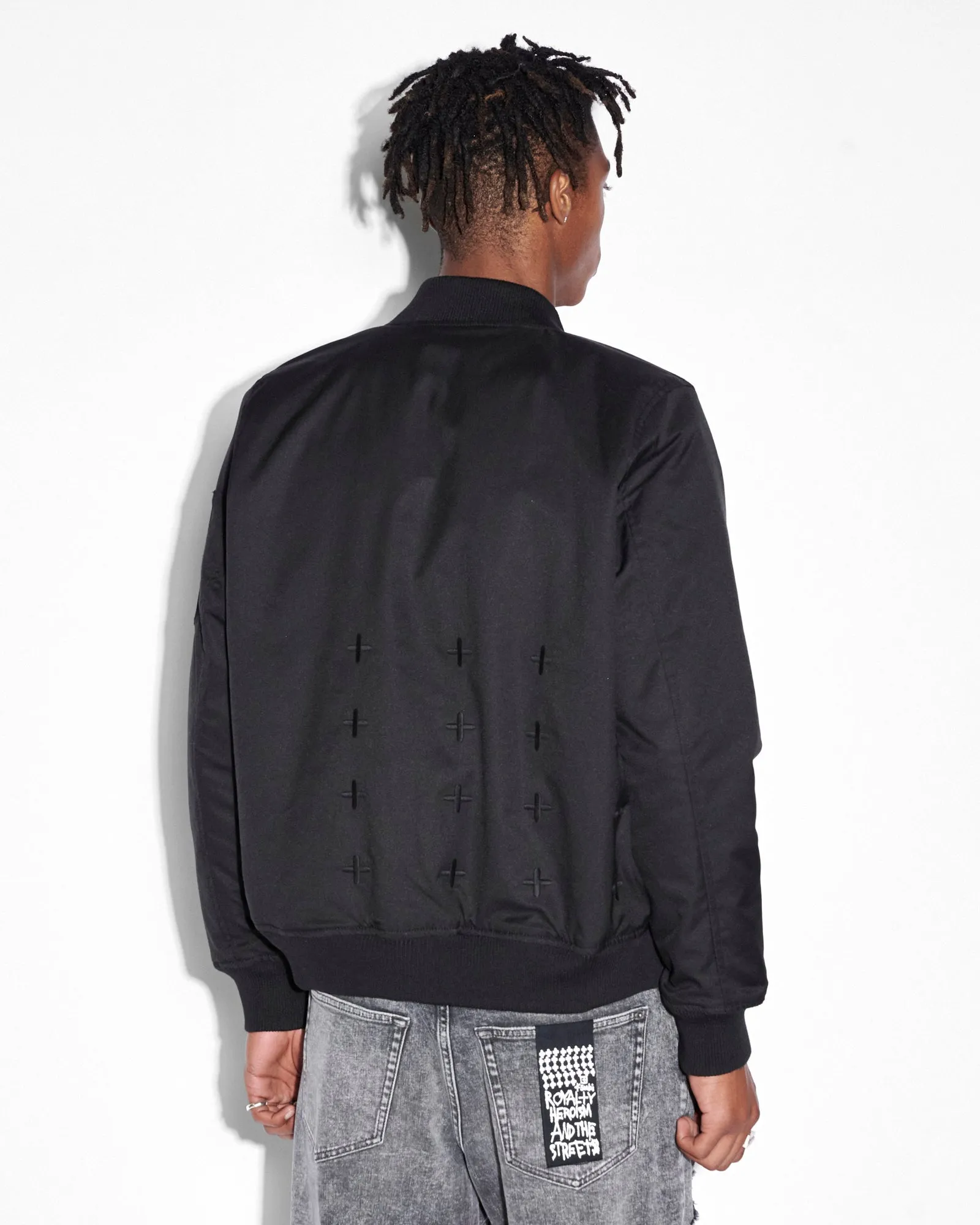 AUTOGRAPH BOMBER BLACK/WHITE sold by Ksubi product image thumbnail 3