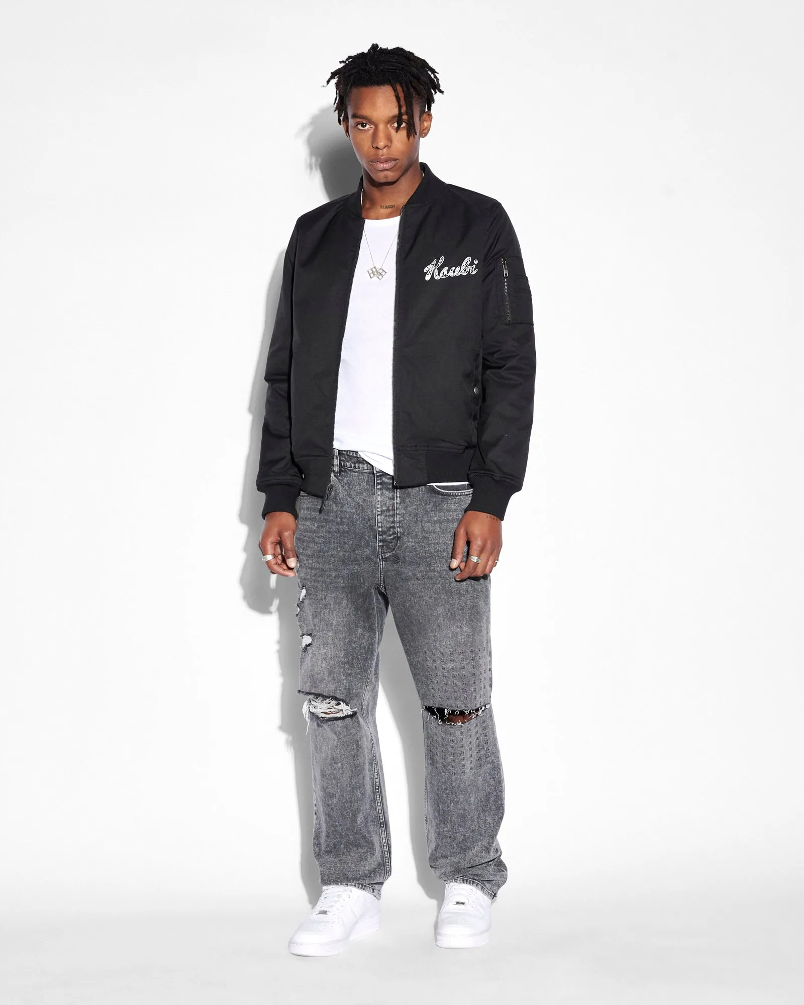 AUTOGRAPH BOMBER BLACK/WHITE sold by Ksubi product image thumbnail 2