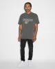 420 LEAF BIGGIE SS TEE CHARCOAL sold by Ksubi
