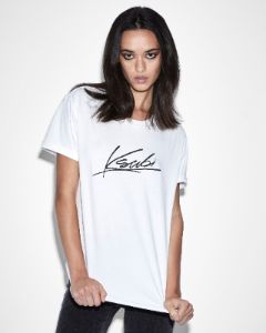 AUTOGRAPH KLASSIC SS TEE WHITE sold by Ksubi