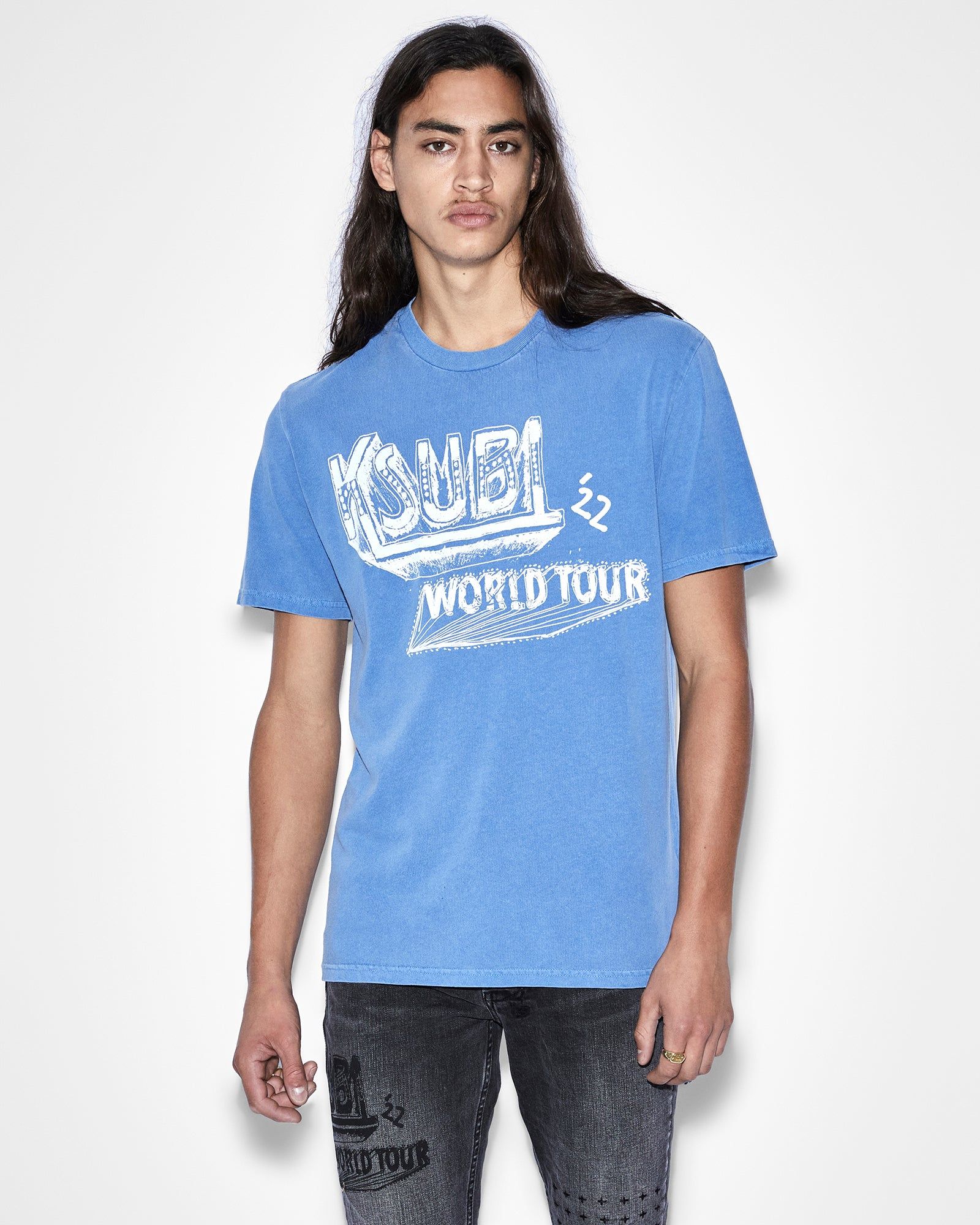 CITIES KASH SS TEE ATLANTIC sold by Ksubi