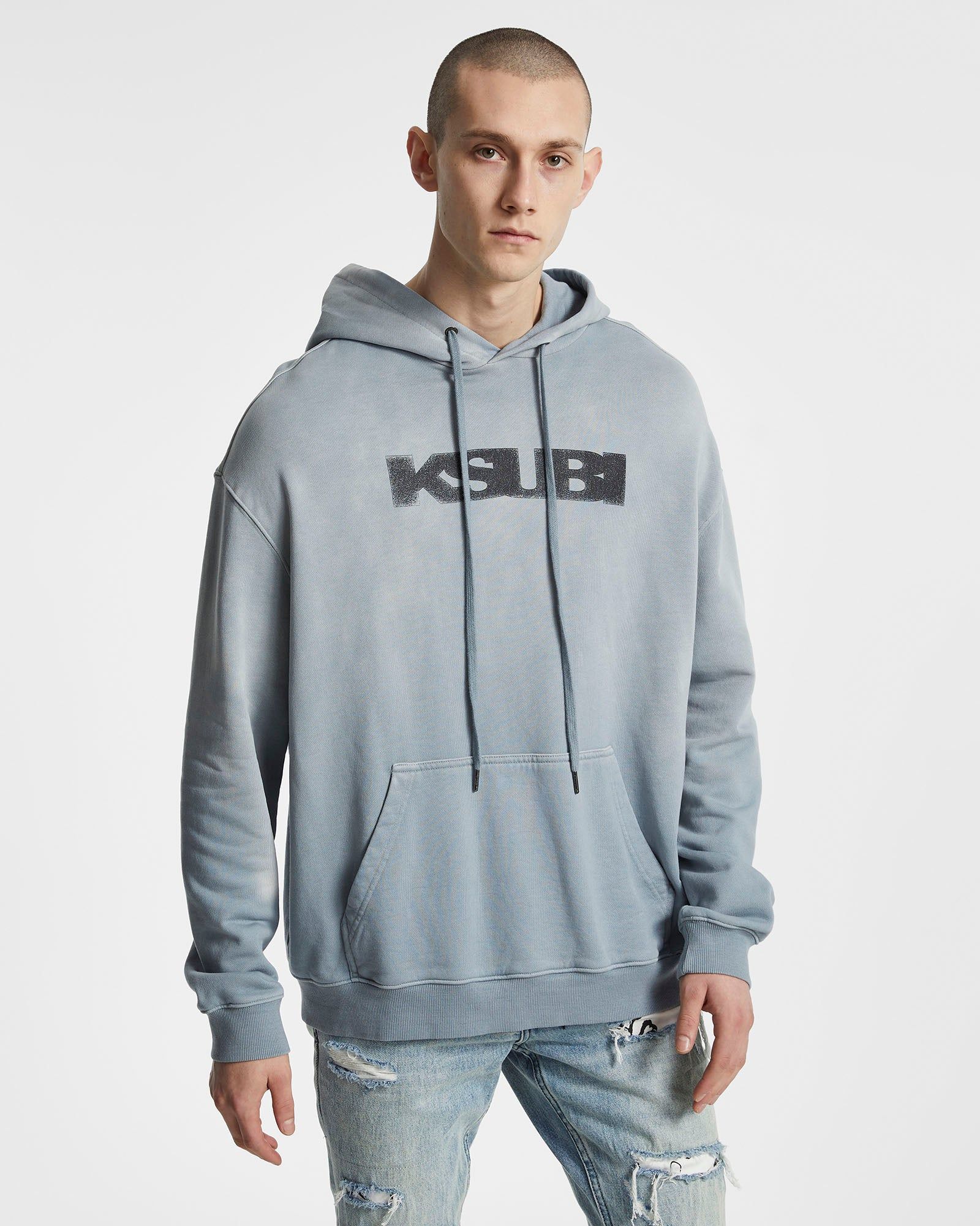 SIGN OF THE TIMES BIGGIE HOODIE OPAL sold by Ksubi