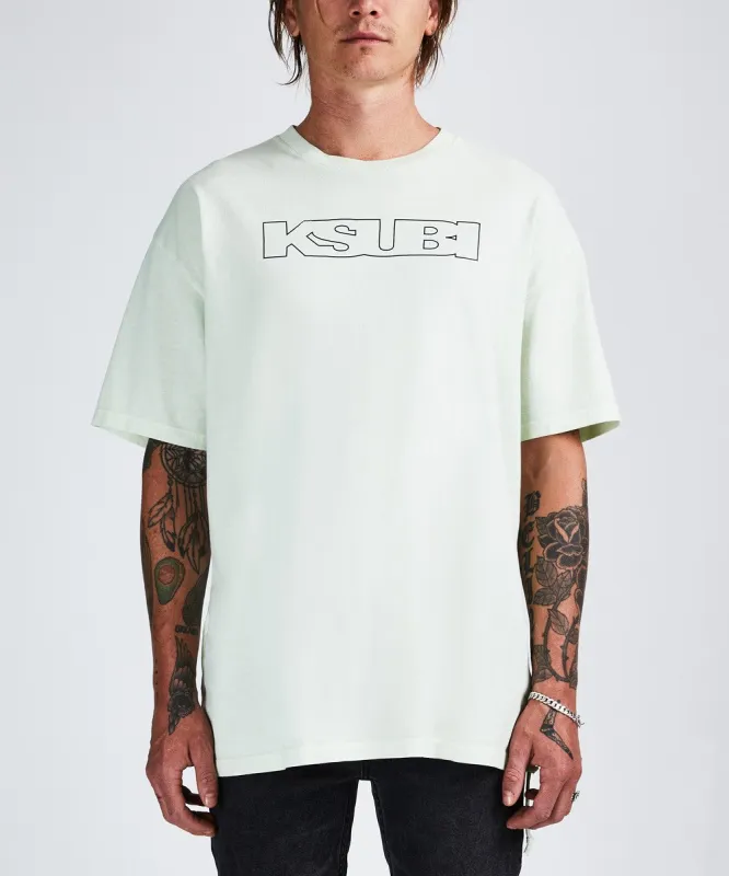 SIGN OF THE TIMES SS TEE CHLORINE sold by Ksubi