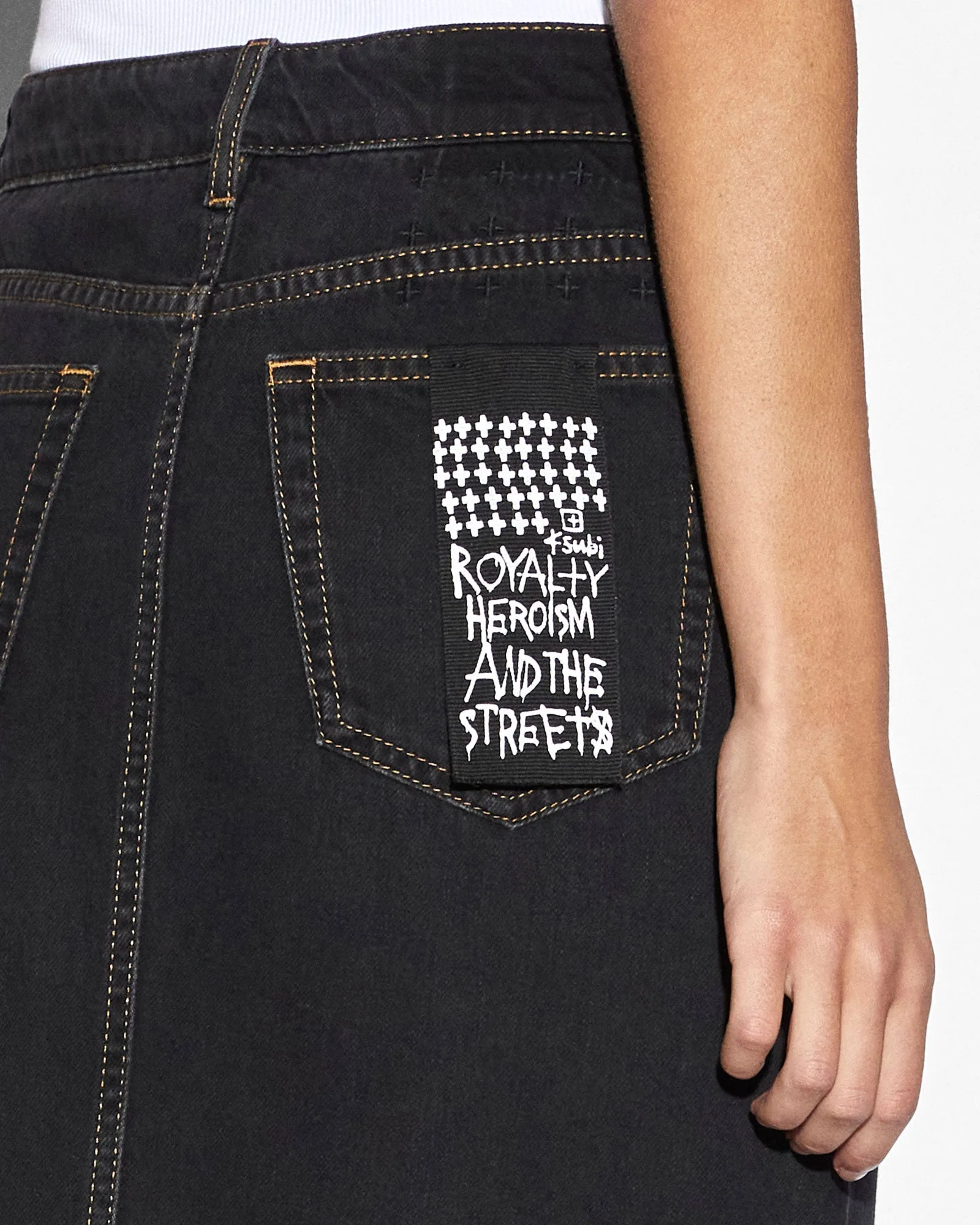 KARA MAXI SKIRT PITCH sold by Ksubi product image thumbnail 5