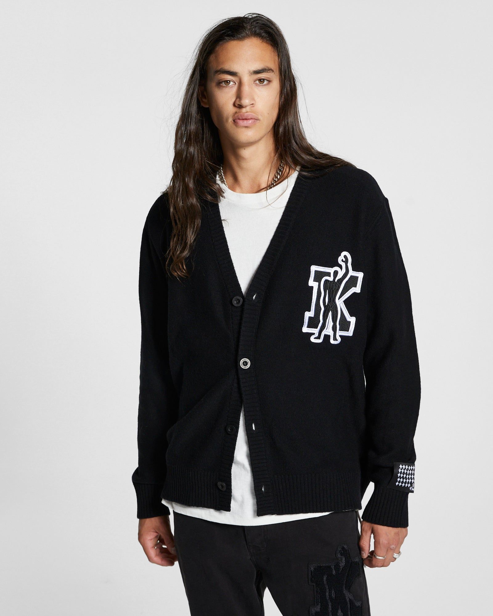 K MAN CARDIGAN BLACK sold by Ksubi