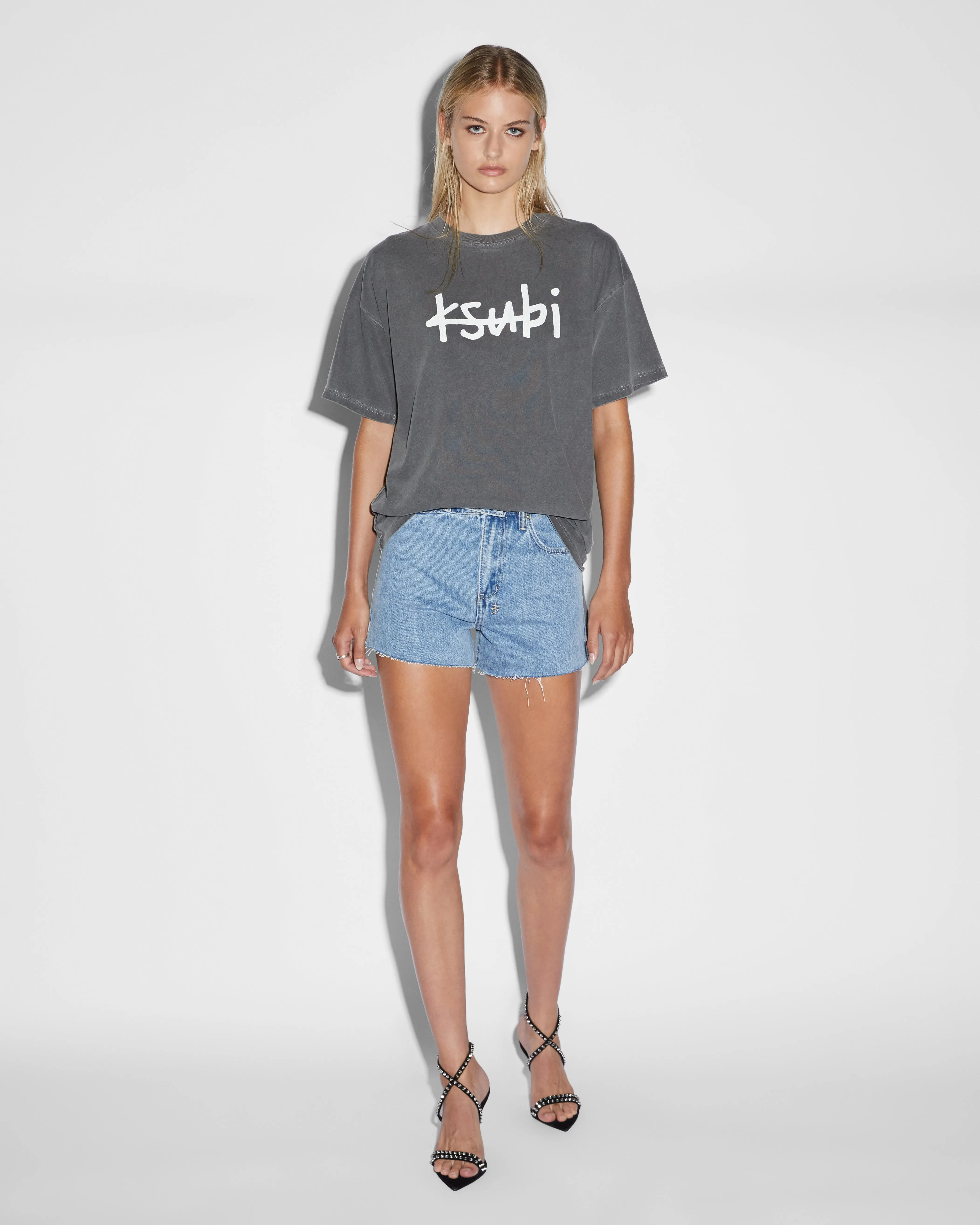 1999 OH G TEE CHARCOAL/WHITE sold by Ksubi product image thumbnail 2