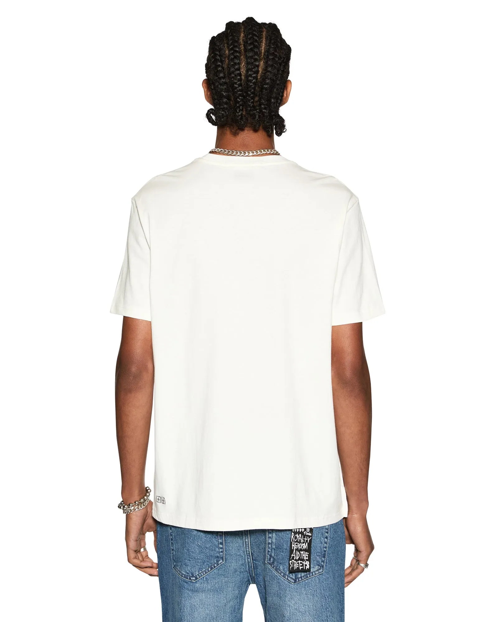 IDOLS KASH SS TEE VINTAGE WHITE sold by Ksubi product image thumbnail 3
