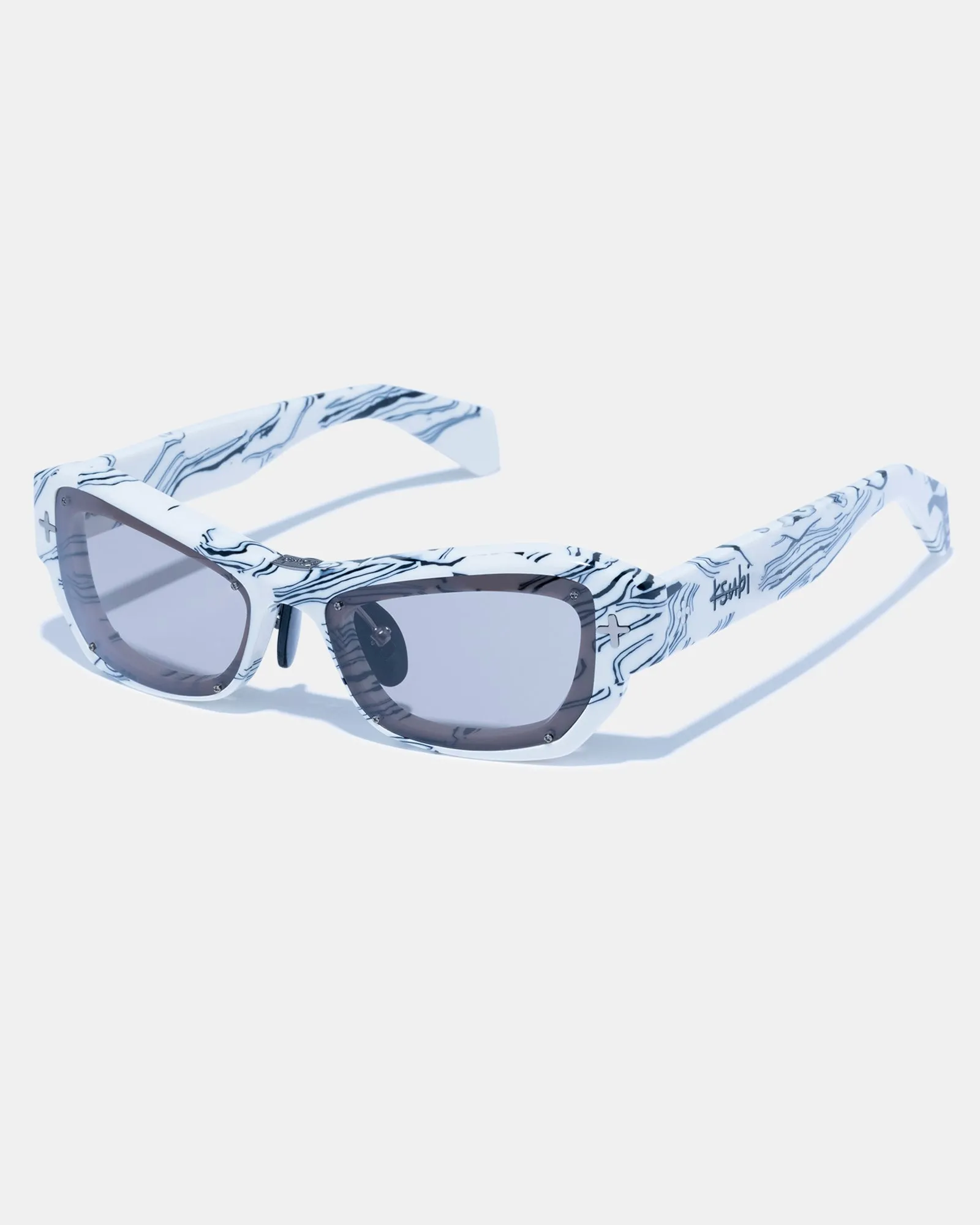 CYPHER SUNGLASSES WHITE MARBLE sold by Ksubi