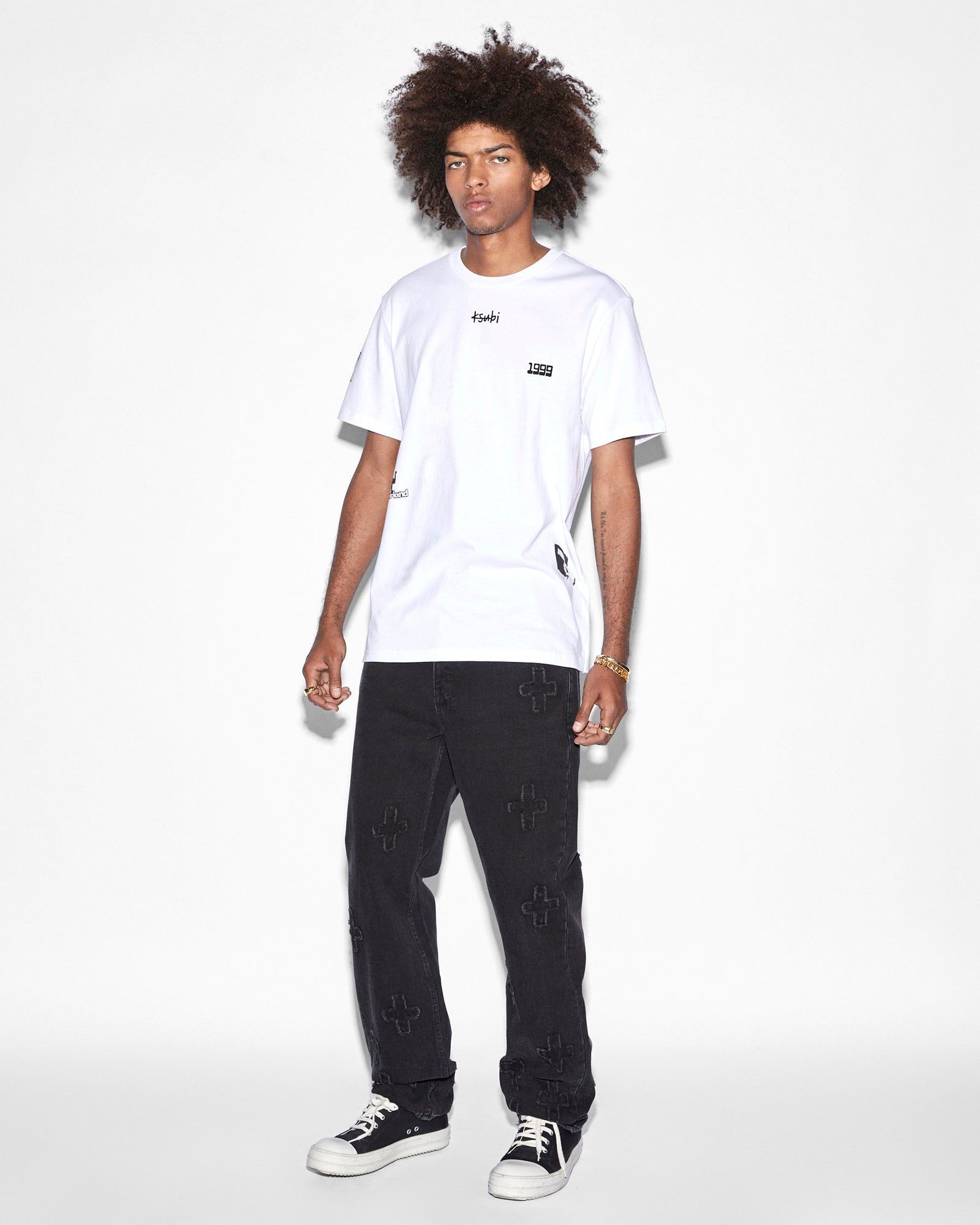 ZINE KASH SS TEE TRU WHITE sold by Ksubi product image thumbnail 3