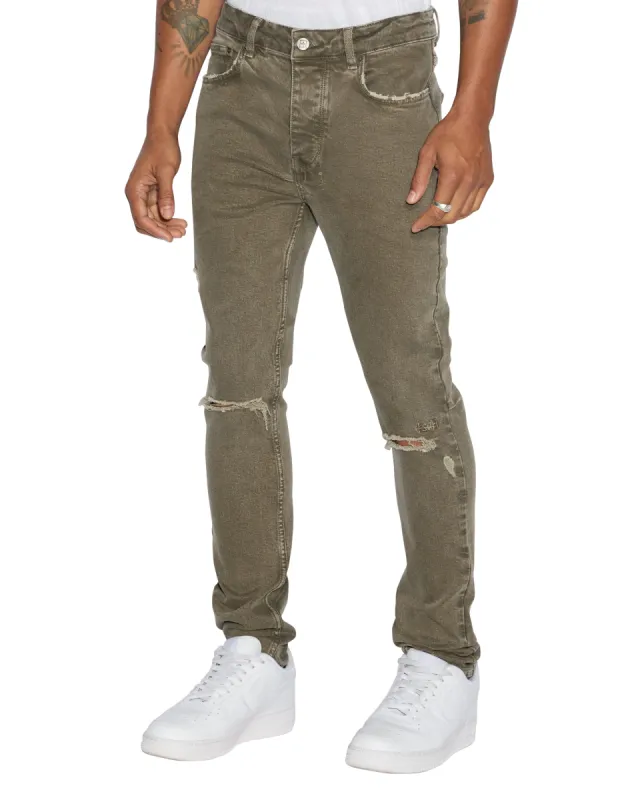 CHITCH OVERDYE KHAKI sold by Ksubi