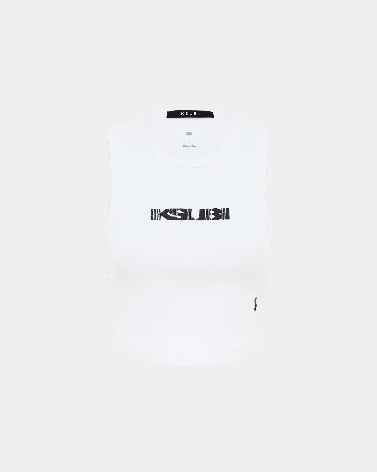 SOTT SYNDICATE TANK WHITE sold by Ksubi product image thumbnail 5